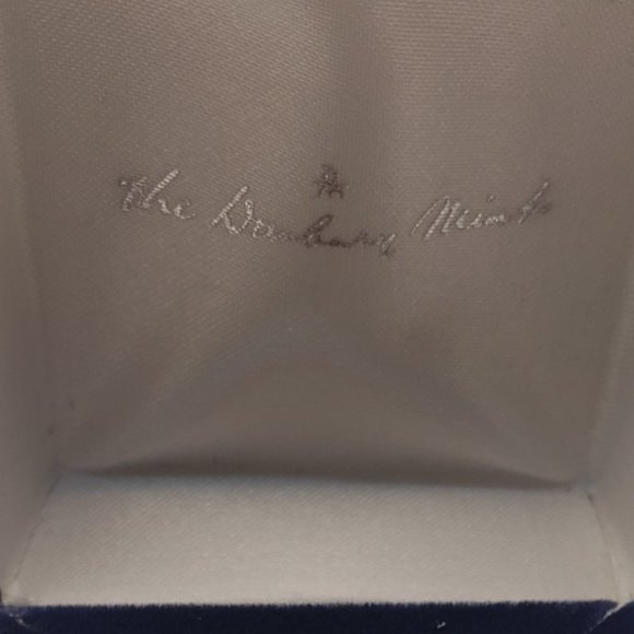 NIB Danbury Mint A Dozen Roses 24K Gold Plated Earrings - Picture 5 of 10